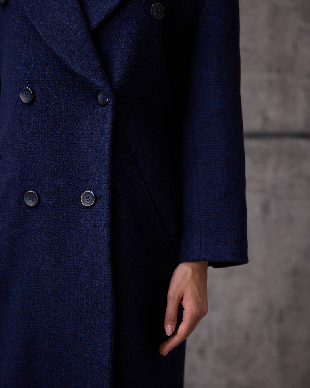 Aria Blue Long Coat