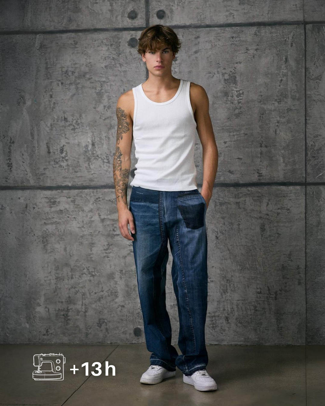 Jeans Patchwork OMBRA